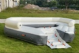 Floating Oasis Island Inflatable Ocean Pool