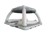 Aquabana Inflatable Yacht Leisure Platform With Tent