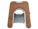 Jetski Inflatable C Dock With Teak