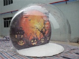 Inflatable Halloween Snow Globe