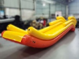 Boat yacht inflatable dock slide for water game