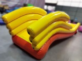 Boat yacht inflatable dock slide for water game