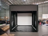 Size: 3.6mW x 4.3mD x 3.1mH
Color: Black or can be customized
Material: PVC tarp & Oxford fabric