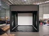 Size: 3.6mW x 4.3mD x 3.1mH
Color: Black or can be customized
Material: PVC tarp & Oxford fabric