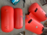 Pipe buoy inflatable cable floater