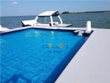 Inflatable Island Party Dock Swim Platform