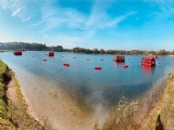 Inflatable Train Swimming Obstacle Challenge