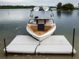 inflatable floating platform pontoon dock