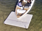 inflatable floating platform pontoon dock