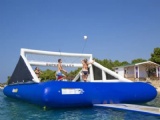 Inflatable Water Floating Volleyball Court Trampoline