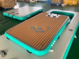 Leisure platform air teak dock