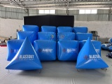 Material:PVC tarps
Size:14 pcs bunkers
Capacity:3-5 person