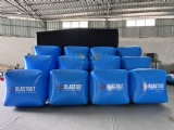 Speedball air bunker obstacle inflatable