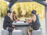 Lakefront Revel Lounge Inflatable Floating Dock Platform