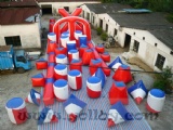 45 air bunkers
Material: PVC tarps