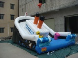 Titanic inflatable warship slides