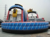 roller coaster Wild one inflatable slide with obstacles