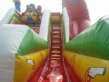 Cowboy western adventure commercial inflatable slide