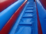 Large blue and red America inflatable slide