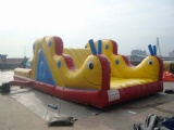 Inflatable carpenter worm slide for kids party