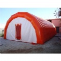 Durable portable inflatable medical tent for emergency