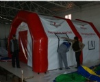 inflatable mobile hospital for emergency first aid