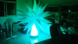 lighting change inflatable star for event party