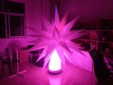 lighting change inflatable star for event party