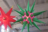 3ft diamater inflatable spiked lighting spheres