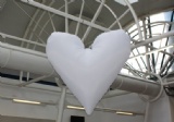 valentines day inflatable heart decoration light