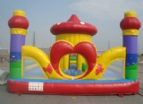 Heart shape inflatable party bouncy castle house