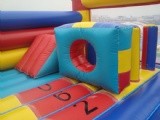 Bounce around Backyard inflatable Castle jump for fun