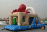 Giant octopus inflatable bouncy bounce castles