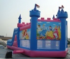 Disney princess party castle jumping inflatable