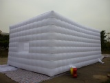 white Inflatable cube tent