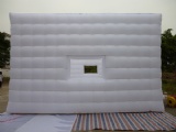 white Inflatable cube tent