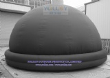 Inflatable movie projection theater sphere dome