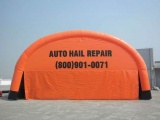 Commercial Grade Inflatable Auto Hail Repair Tents