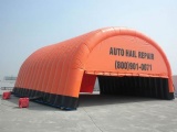 Commercial Grade Inflatable Auto Hail Repair Tents