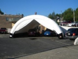 Commercial Grade Inflatable Auto Hail Repair Tents