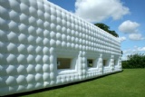 white inflatable building