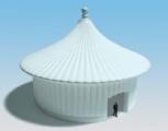 Size: 13m Diax 11m H,
custom size acceptable
Material: 0.45mm PVC tarp