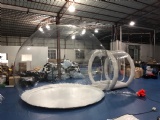 Inflatable bubble house dome