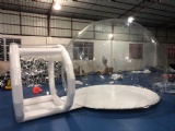 Inflatable bubble house dome
