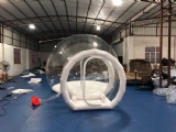 Inflatable bubble house dome