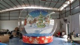 inflatable snow globe