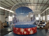 inflatable snow globe