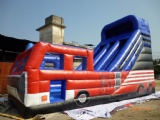 best commercial inflatable water slide toy in bus