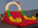 Caterpillar inflatable slide with climbing for kids