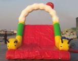 Caterpillar inflatable slide with climbing for kids